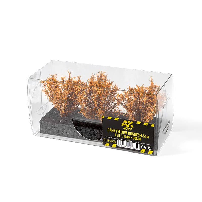 WarForge - DARK YELLOW BUSHES 4-5CM 1:35 / 75MM / 90MM - Warhammer