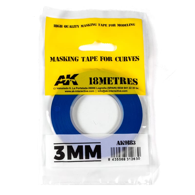WarForge - MASKING TAPE FOR CURVES 3MM - Warhammer