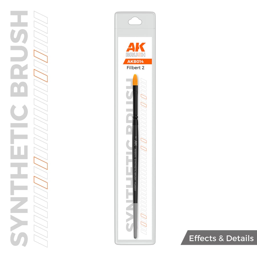 WarForge - AK SYNTHETIC BRUSH – FILBERT 2 - Warhammer