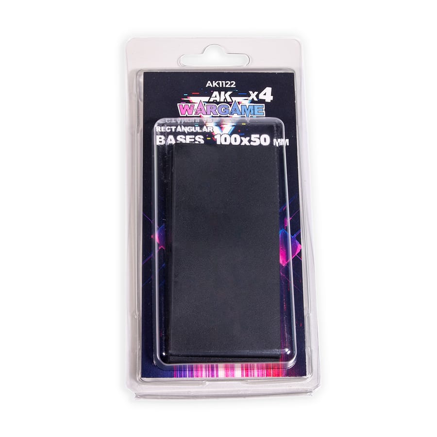 WarForge - RECTANGULAR BASES 100X50MM X 4 UNITS - Warhammer