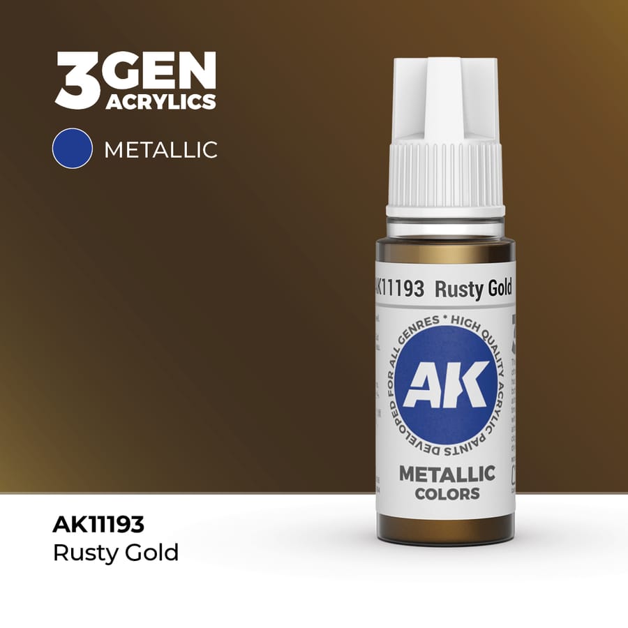 WarForge - RUSTY GOLD – METALLIC - Warhammer