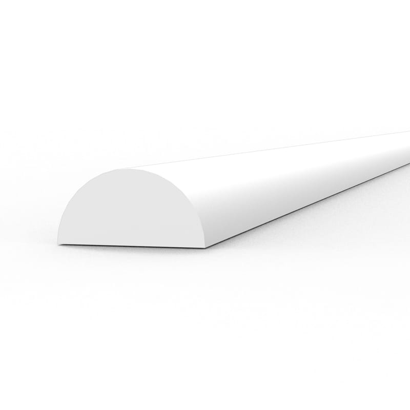 WarForge - Half cane 3.00 x 350mm – STYRENE HALF CANE – (3 units) - Warhammer