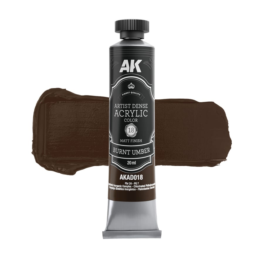 WarForge - BURNT UMBER – ARTISTIC DENSE ACRYLIC COLOR - Warhammer
