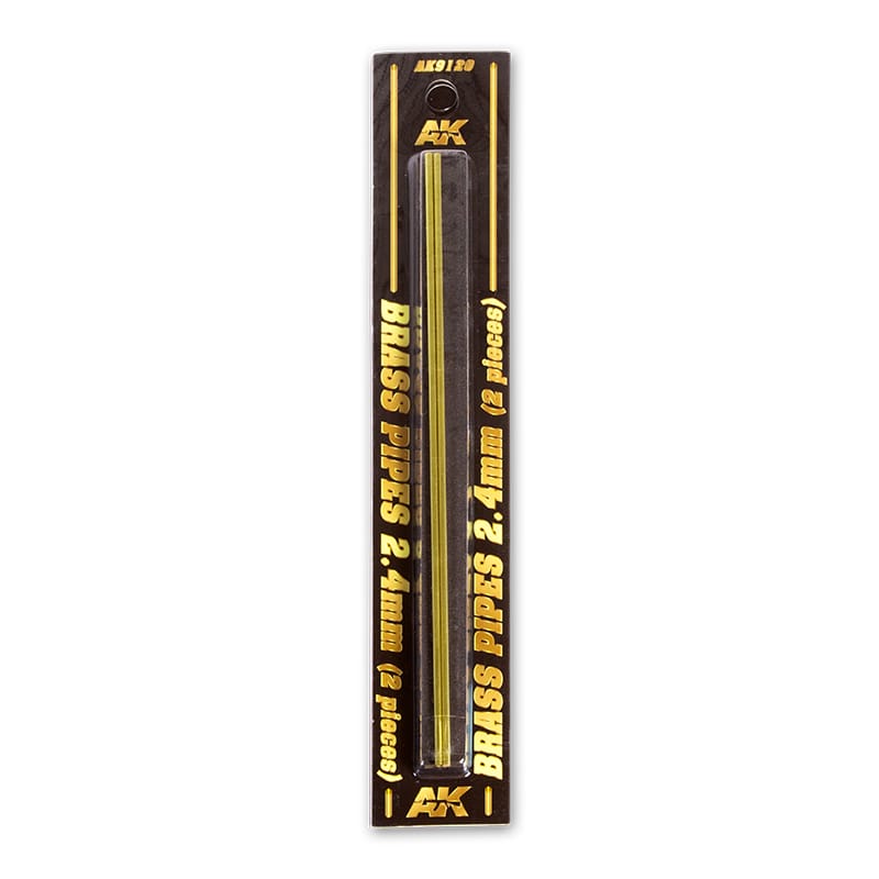 WarForge - BRASS PIPES 2.4MM ø. 2 UNITS - Warhammer