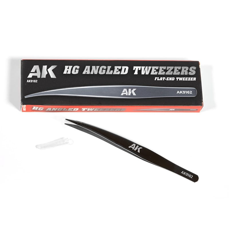 WarForge - HG ANGLED TWEEZERS 02 FLAT TIP - Warhammer