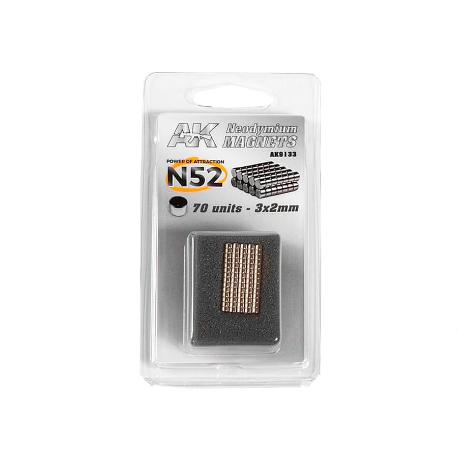 WarForge - NEODYMIUM MAGNET 3×2 MM N52 - Warhammer