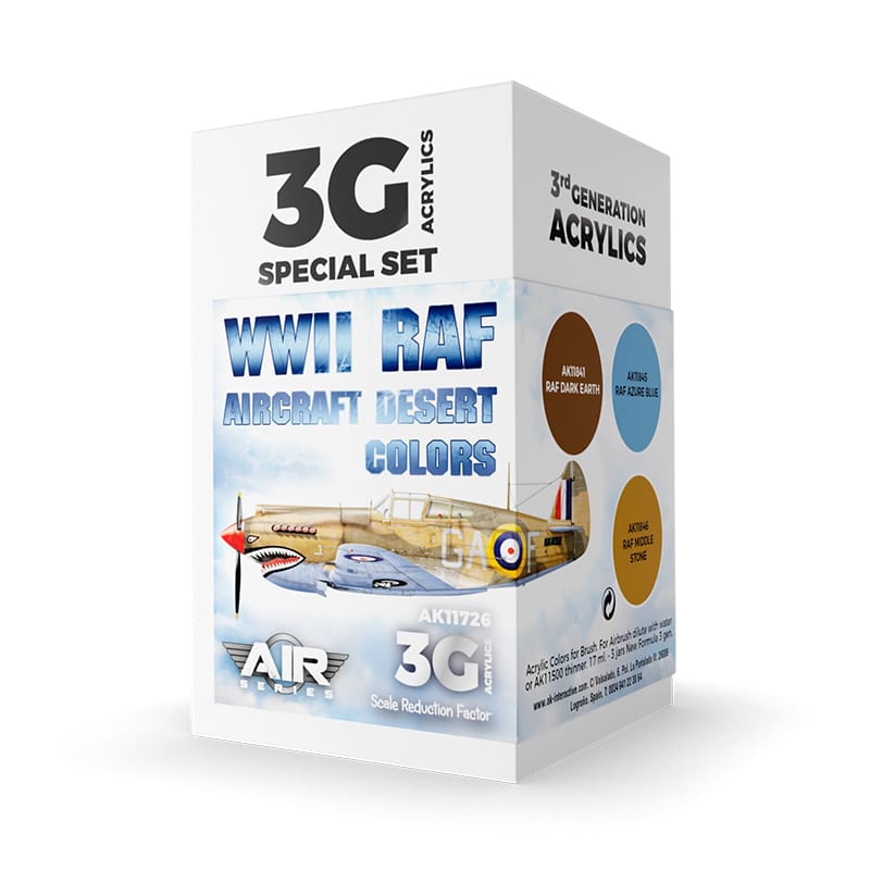 WarForge - WWII RAF Aircraft Desert Colors - Warhammer