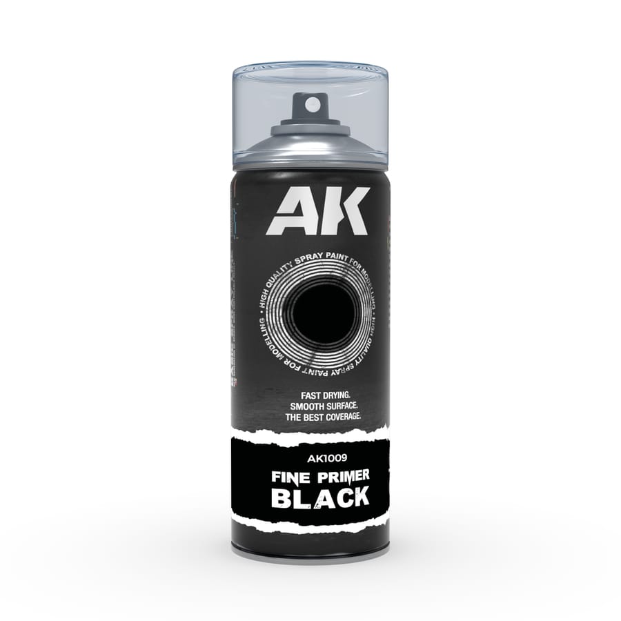 WarForge - FINE PRIMER BLACK SPRAY - Warhammer