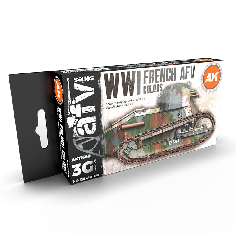 WarForge - WWI FRENCH AFV COLORS - Warhammer