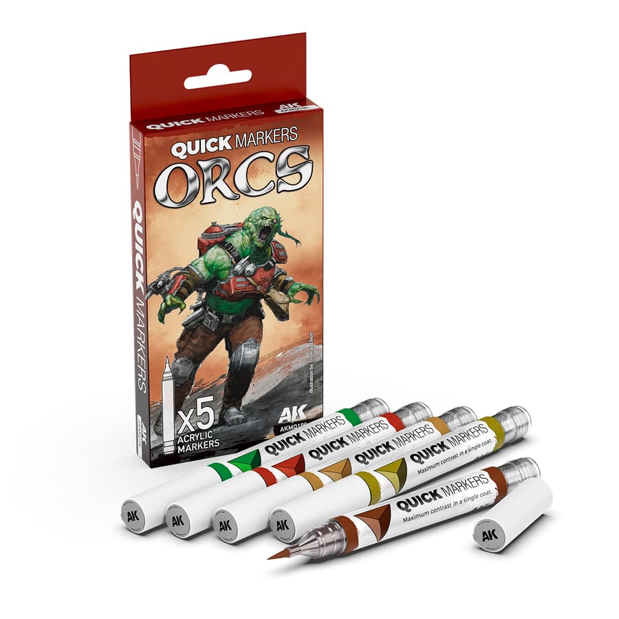 WarForge - ORCS – QUICK MARKER SET - Warhammer