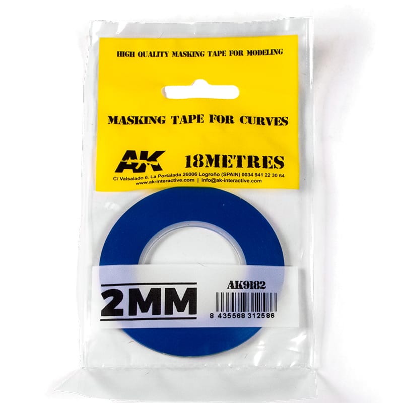 WarForge - MASKING TAPE FOR CURVES 2MM - Warhammer