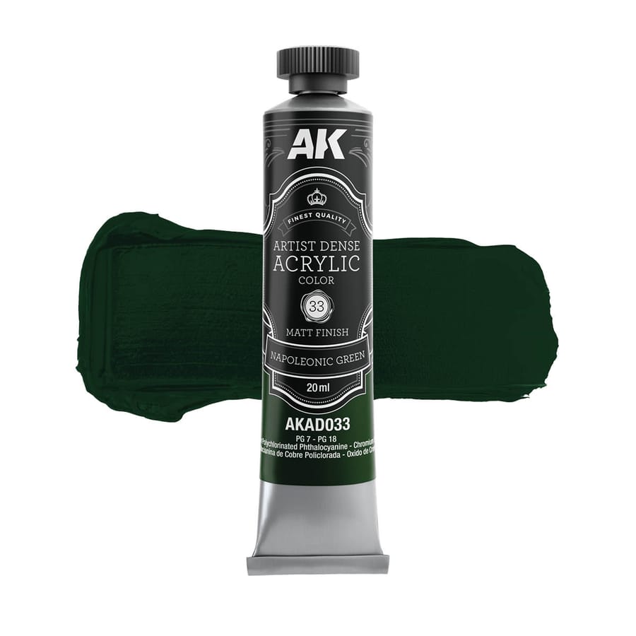 WarForge - NAPOLEONIC GREEN – ARTISTIC DENSE ACRYLIC COLOR - Warhammer