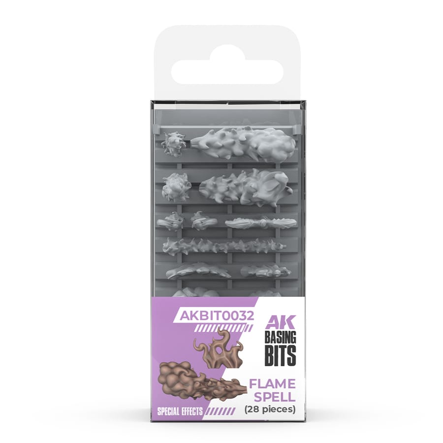 WarForge - FLAME SPELL – AK BASING BITS - Warhammer