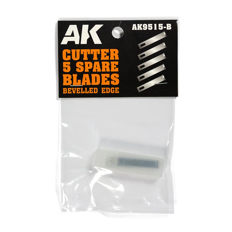 WarForge - BEVELED EDGE (5 SPARE BLADES) FOR AK HOBBY KNIFE - Warhammer
