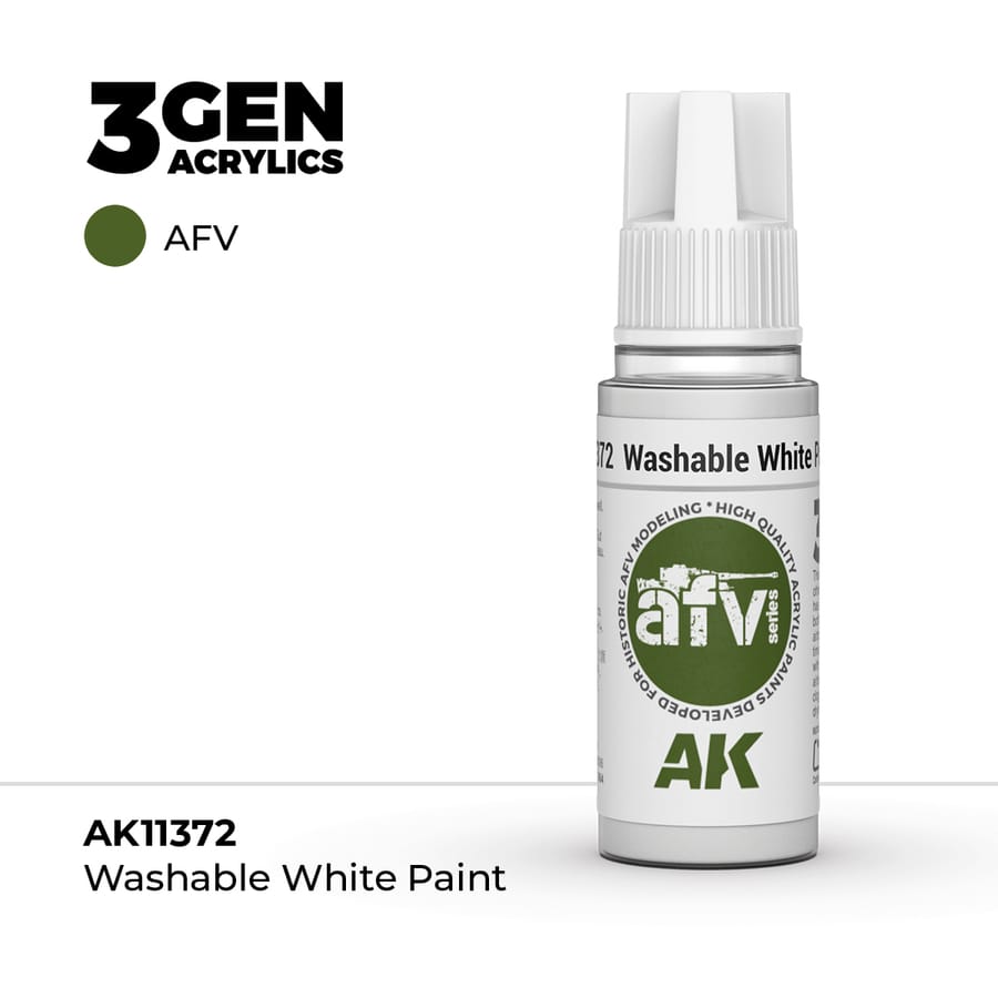 WarForge - WASHABLE WHITE PAINT – AFV - Warhammer