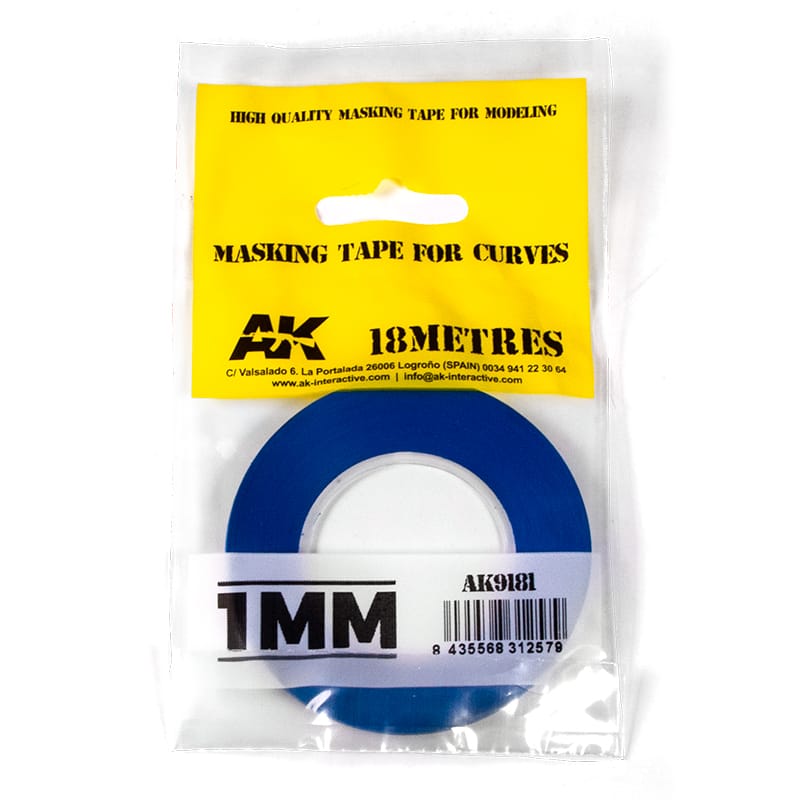 WarForge - MASKING TAPE FOR CURVES 1MM - Warhammer