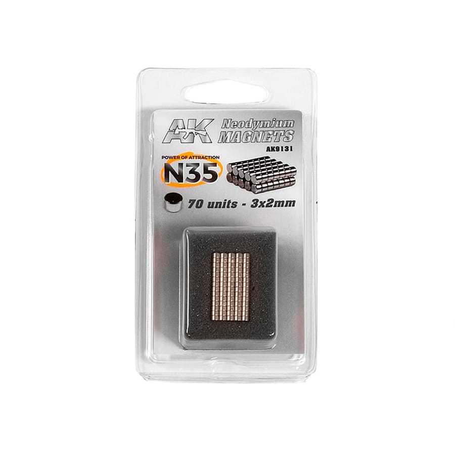 WarForge - NEODYMIUM MAGNET 3×2 MM N35 - Warhammer