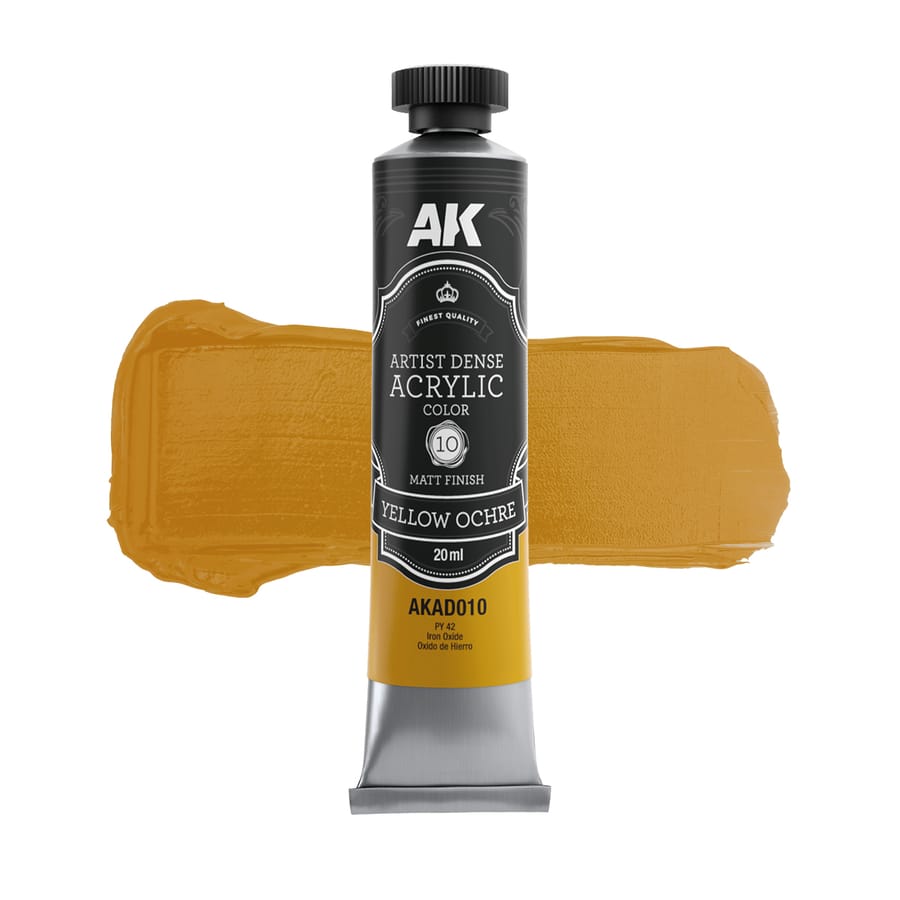 WarForge - YELLOW OCHRE – ARTISTIC DENSE ACRYLIC COLOR - Warhammer