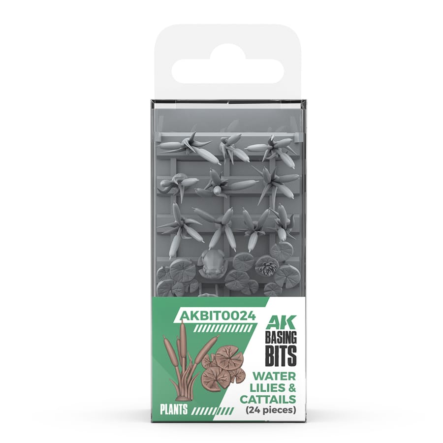 WarForge - WATER LILIES & CATTAILS – AK BASING BITS - Warhammer