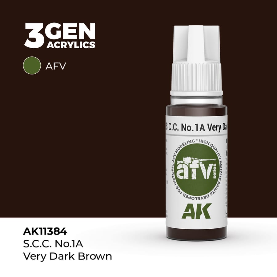 WarForge - S.C.C. NO.1A VERY DARK BROWN – AFV - Warhammer