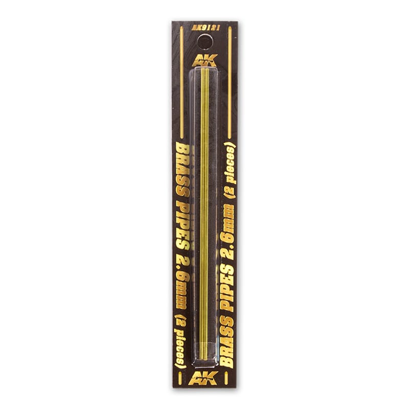 WarForge - BRASS PIPES 2.6MM ø. 2 UNITS - Warhammer
