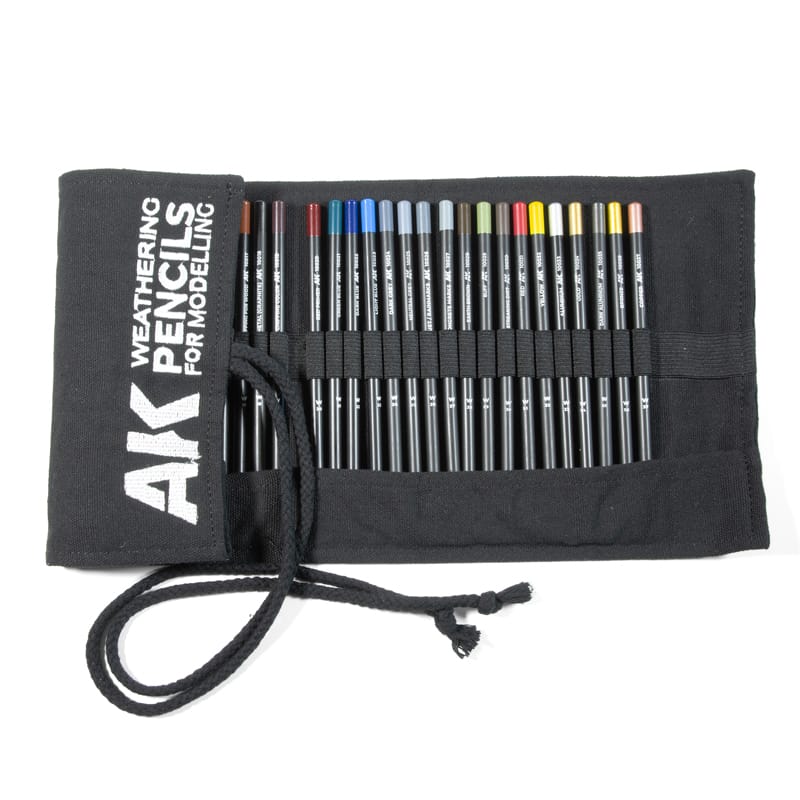 WarForge - WEATHERING PENCILS FULL RANGE CLOTH CASE - Warhammer