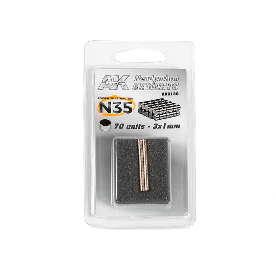 WarForge - NEODYMIUM MAGNET 3×1 MM N35 - Warhammer