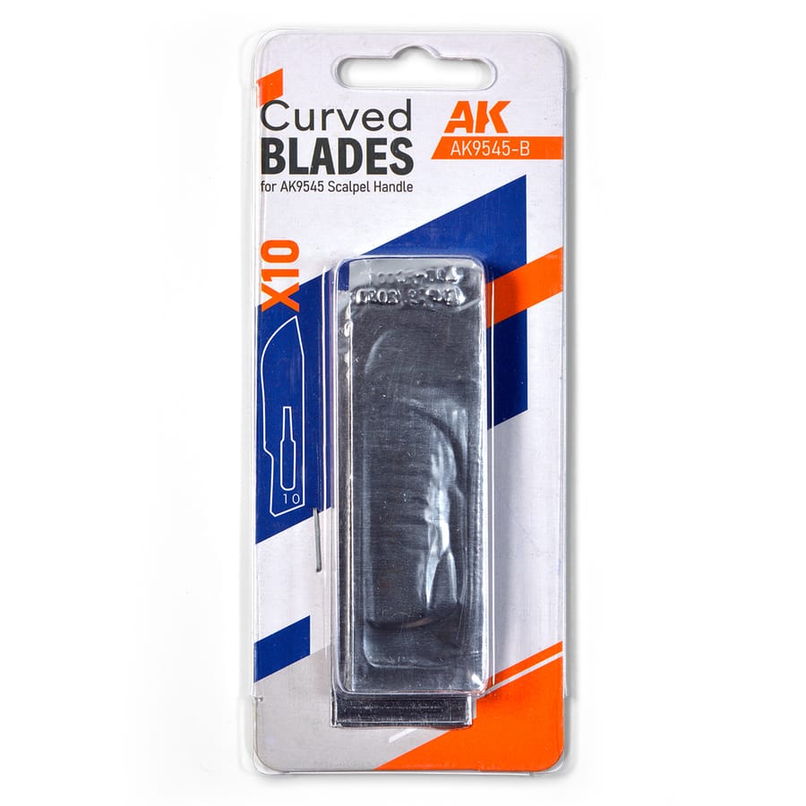 WarForge - CURVED BLADES FOR AK9545 (10 UNITS) - Warhammer
