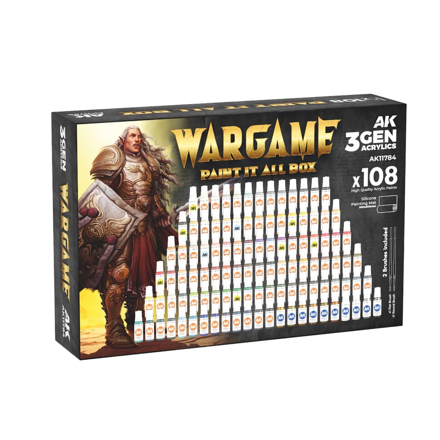 WarForge - 3GEN – WARGAME PAINT IT ALL BOX x108 - Warhammer