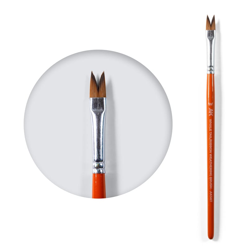 WarForge - WHALE TAIL/RIBBON WEATHERING BRUSH - Warhammer
