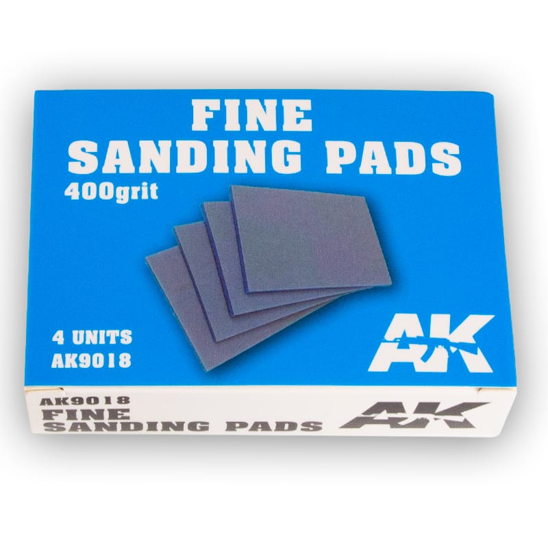 WarForge - FINE SANDING SPONGE 400 GRIT 4 UNITS - Warhammer