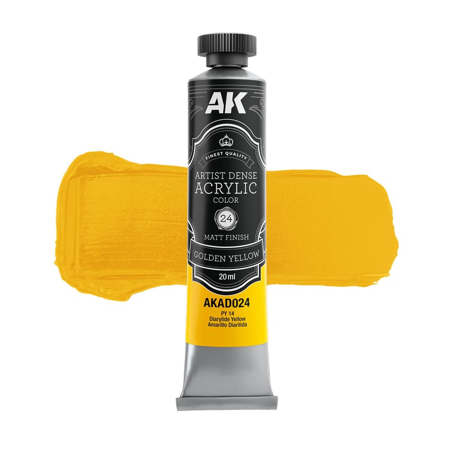 WarForge - GOLDEN YELLOW – ARTISTIC DENSE ACRYLIC COLOR - Warhammer