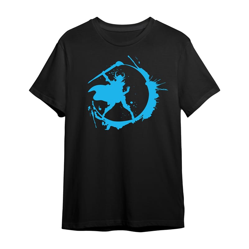 WarForge - CAMISETA NEGRA AK MUSEO FIGURA - Warhammer