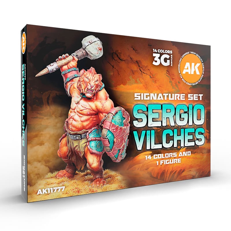 WarForge - SERGIO VILCHES – 3GEN SIGNATURE SET – 14 COLORS & 1 FIGURE - Warhammer