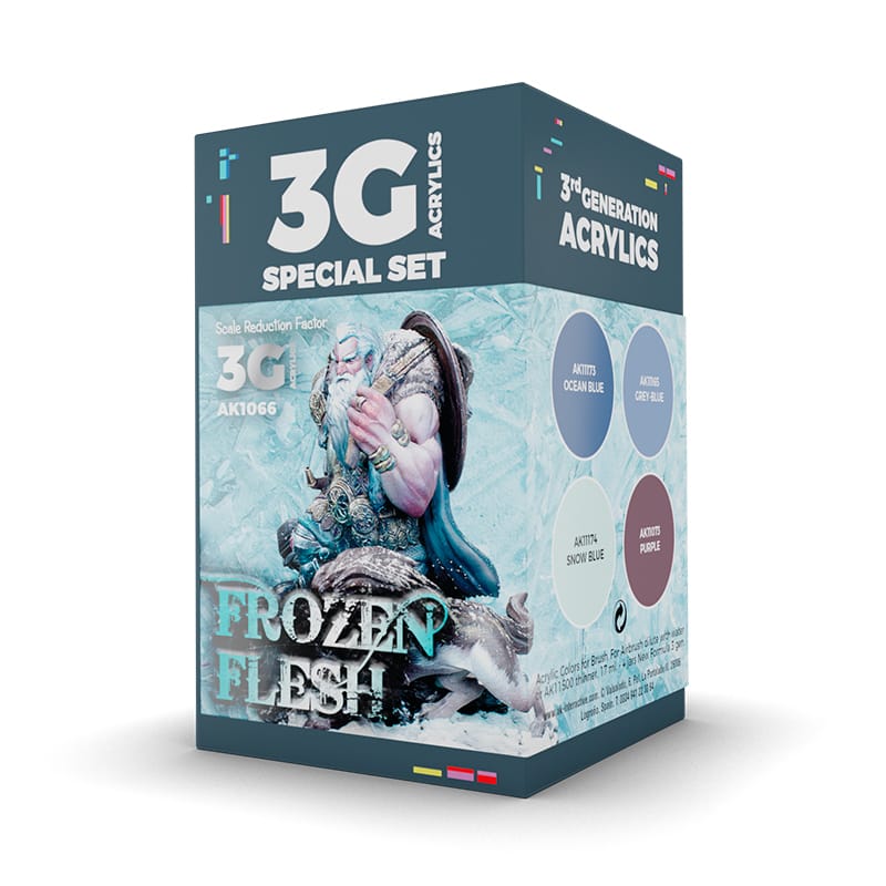 WarForge - WARGAME COLOR SET. FROZEN FLESH. - Warhammer