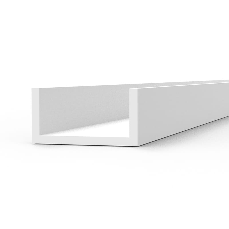 WarForge - U Channel 4.0 width x 350mm – STYRENE U CHANNEL – (3 units) - Warhammer