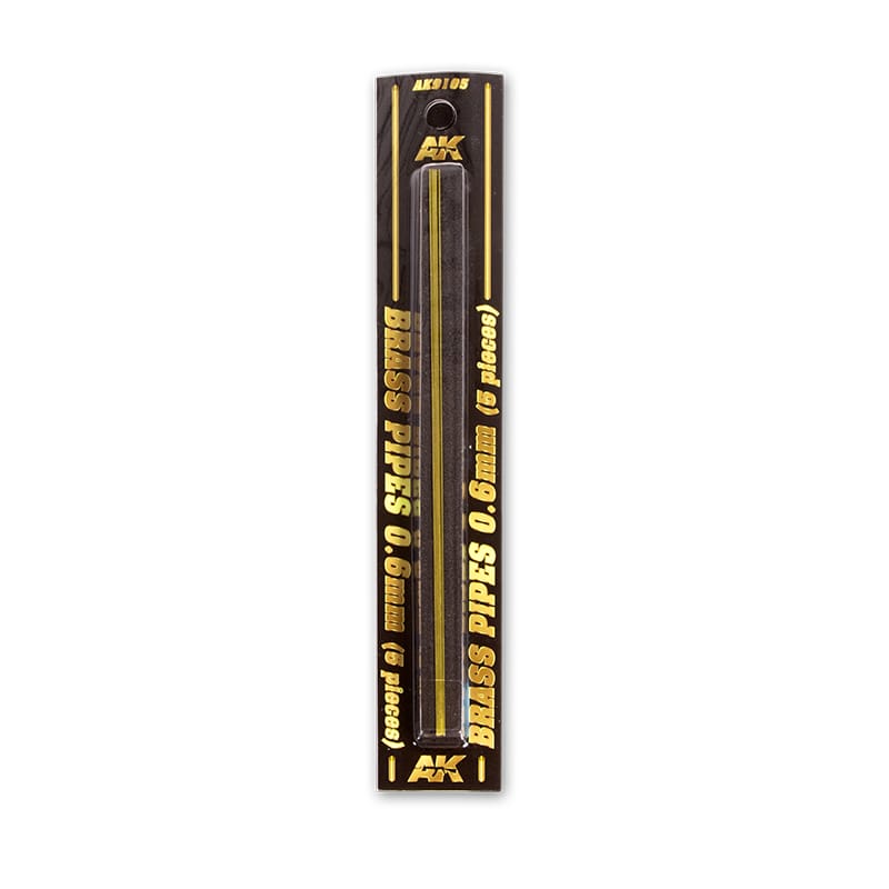 WarForge - BRASS PIPES 0.6MM ø. 5 UNITS. - Warhammer