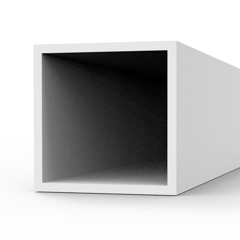WarForge - Square hollow tube 5.00 x 350mm – STYRENE SQUARE HOLLOW TUBE – (3 units) - Warhammer
