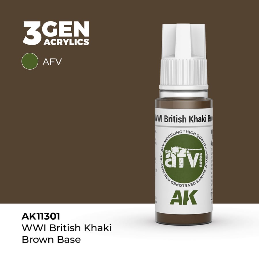 WarForge - WWI BRITISH KHAKI BROWN BASE – AFV - Warhammer