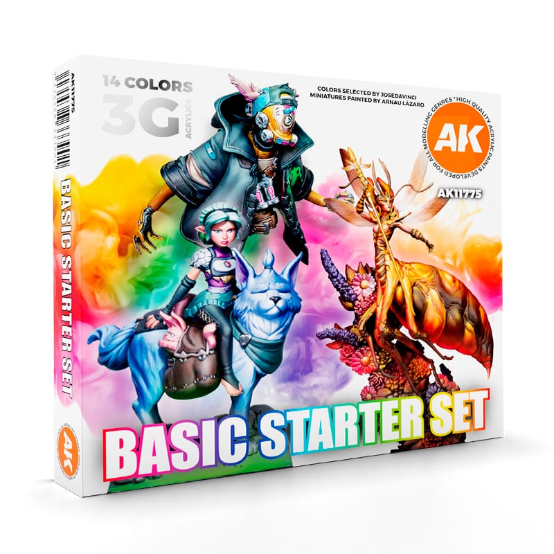 WarForge - BASIC STARTER SET – 14 COLORS SELECTED BY JOSEDAVINCI - Warhammer