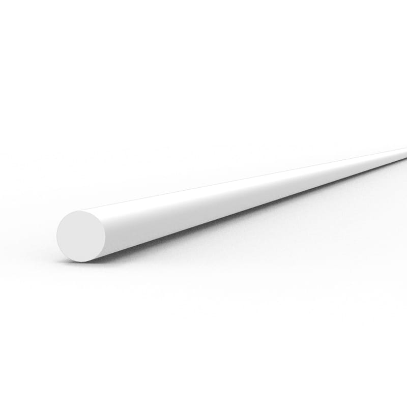 WarForge - Rod 1.00 diameter x 350mm – STYRENE ROD – (10 units) - Warhammer