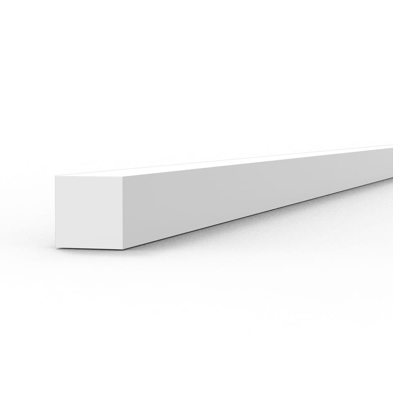 WarForge - Strips 1.50 x 1.50 x 350mm – STYRENE STRIP – (10 units) - Warhammer