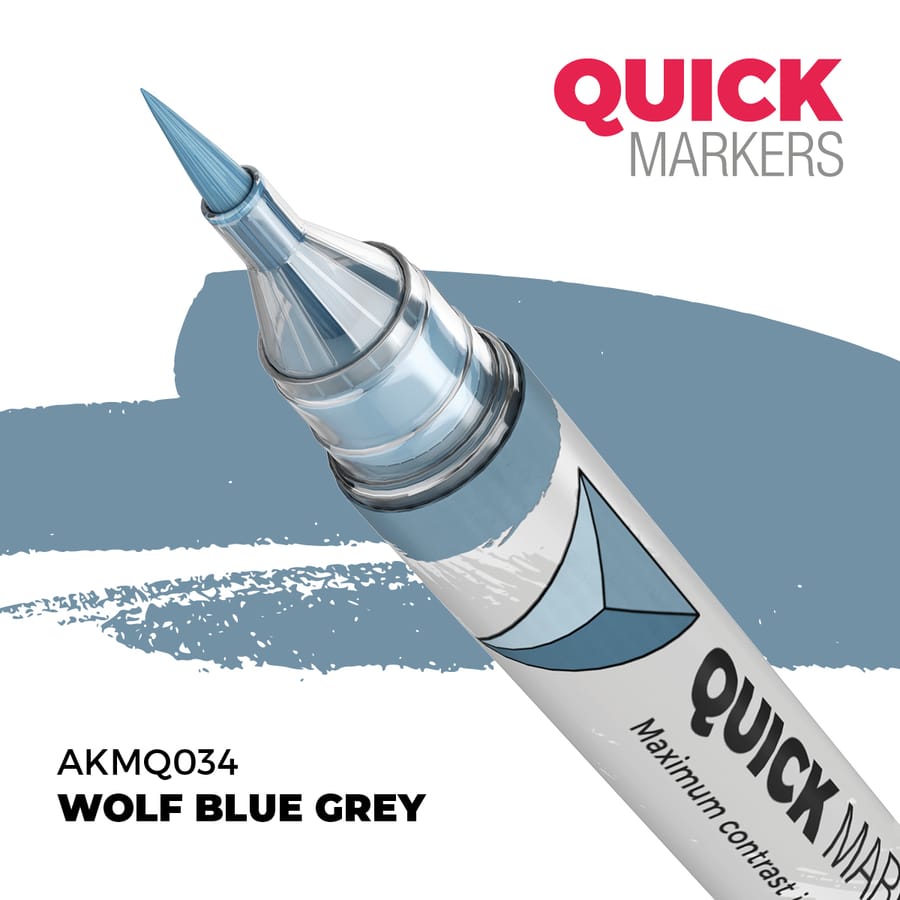 WarForge - WOLF BLUE GREY – QUICK MARKER - Warhammer