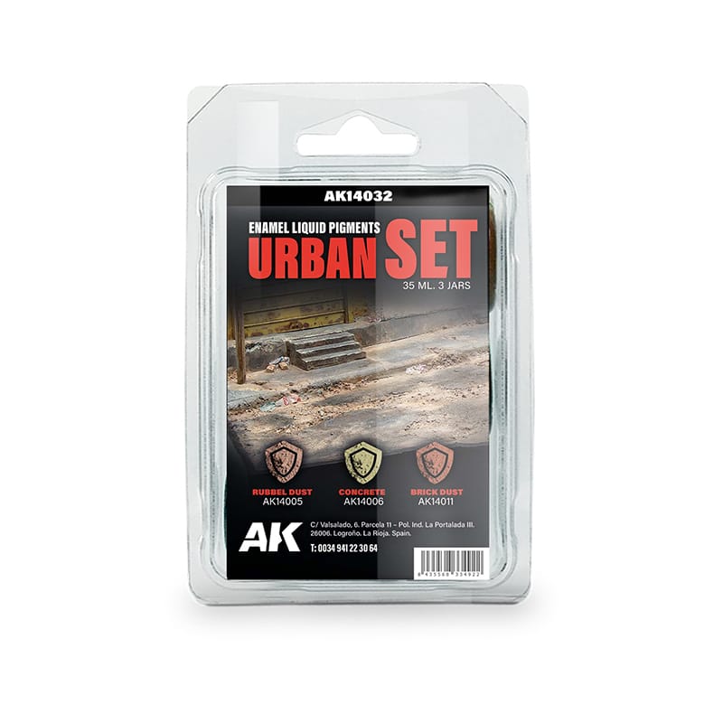 WarForge - URBAN SET – ENAMEL LIQUID PIGMENT – PIGMENTO LÍQUIDO - Warhammer