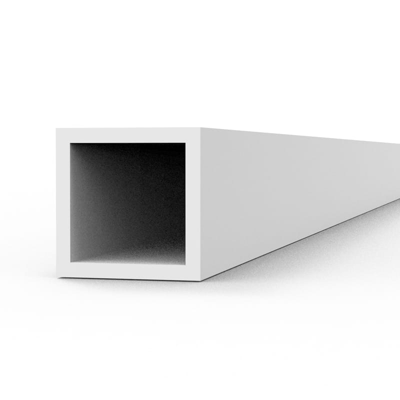 WarForge - Square hollow tube 3.00 x 350mm – STYRENE SQUARE HOLLOW TUBE – (3 units) - Warhammer