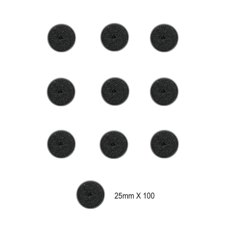 WarForge - Socle Rondes Citadel 25mm (100 pack) - Warhammer