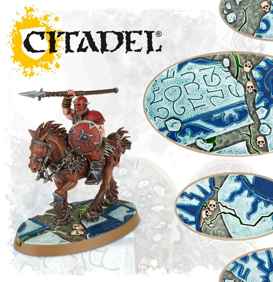 WarForge - Shattered Dominion: socles ovales de 60 et 90mm - Warhammer