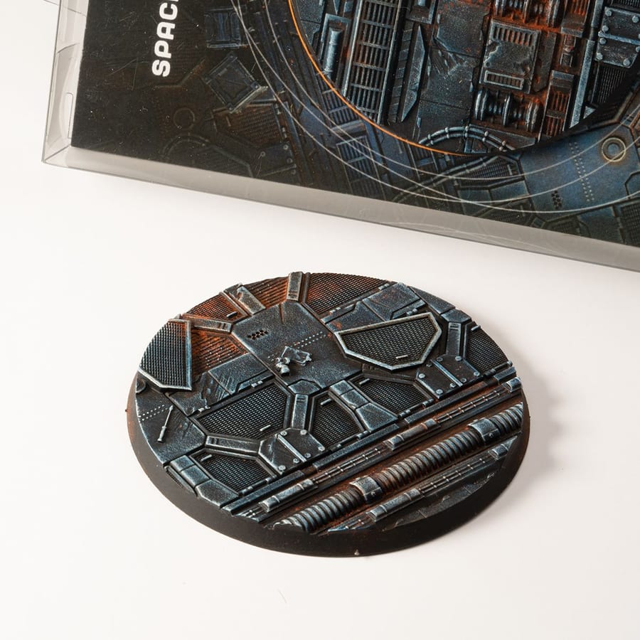 WarForge - Spaceship Corridor Bases, Round 80mm (x1) - Warhammer