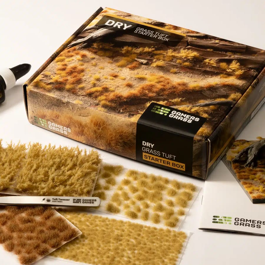 WarForge - Dry Grass Tuft Starter Box - Warhammer