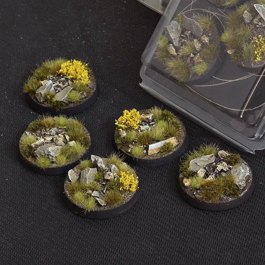 WarForge - Highland Bases, Round 40mm (x5) - Warhammer